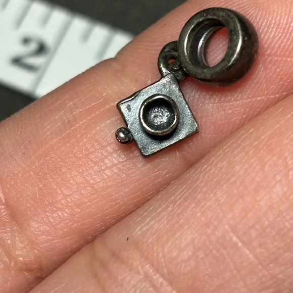 Authentic PANDORA Retired Sterling Silver Charm GRADUATION CAP Dangle Pendant - Picture 5 of 6